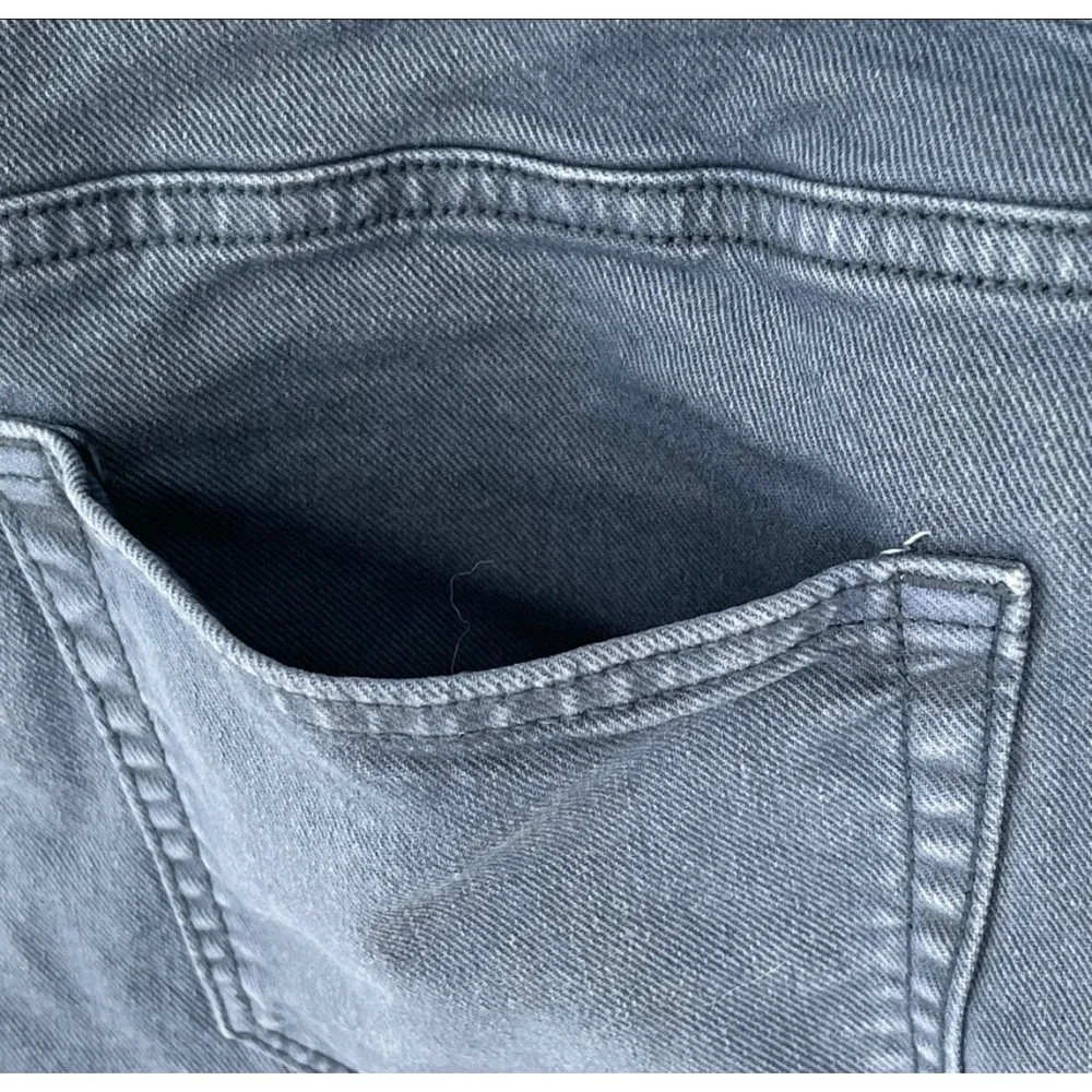 LOFT Denim Shorts Women 12 31 Blue Raw Hem Frayed Stretch Mid Rise Casual Pocket